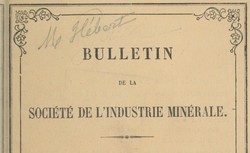 Accéder à la page "Bulletin de la Société de l'industrie minérale"