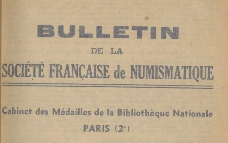 Accéder à la page "Bulletin de la Société Française de Numismatique (BSFN)"