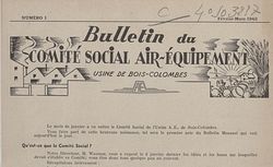 Accéder à la page "Bulletin du Comité social air-équipement."