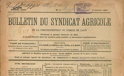 Accéder à la page "Bulletin du Syndicat agricole de la circonscription du Comice de Laon"