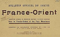 Accéder à la page "Bulletin officiel du Comité France-Orient"