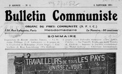Accéder à la page "Bulletin communiste (Le)"