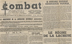 COMBAT (1944-1945) Albert Camus et la pratique de l'idéal