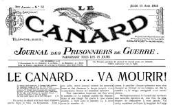 Accéder à la page "Canard (Le). Journal des prisonniers de guerre, Nuremberg (Bavière)"