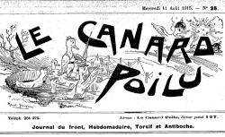Accéder à la page "Le Canard poilu, 11 août 1915"