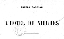 L’Hôtel de Niorres