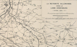 Accéder à la page "La retraite allemande vers la ligne Hindenburg, hiver 1916-1917 - éd. 1917"