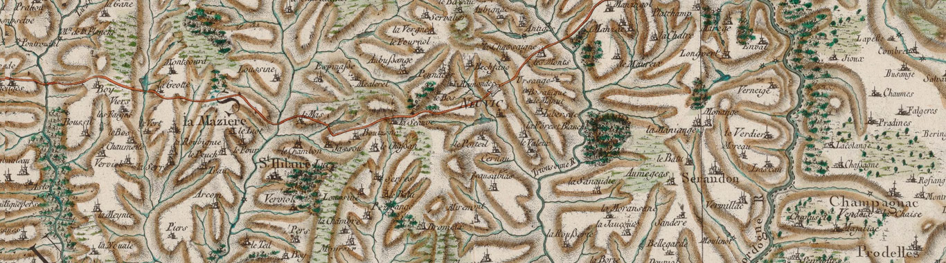 carte cassini auvergne Carte de Cassini : Auvergne Rhône Alpes | Gallica
