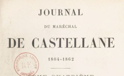 Accéder à la page "Castellane, maréchal de, Journal"