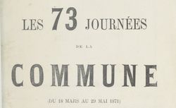 Accéder à la page "Les 73 Journées de la Commune"