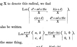 CAYLEY, Arthur (1821-1895) Memoir on the Theorie of Matrices