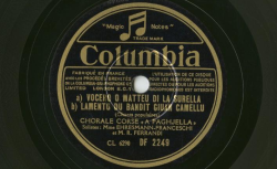 Accéder à la page "Chants populaires corses (1937)"