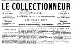 Accéder à la page "Collectionneur universel (Le) "