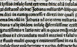 COLOMBUS, Christophorus (1450?-1506) Epistola Christofori Colom