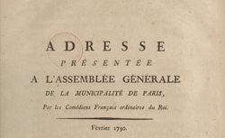 Accéder à la page "Comédie française (1790)"