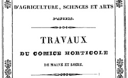 Accéder à la page "Travaux du Comice horticole de Maine-et-Loire"