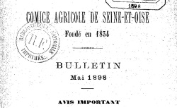 Accéder à la page "Bulletin du Comice agricole de Seine-et-Oise"