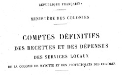 Accéder à la page "Publications officielles des Comores"