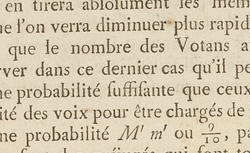 CONDORCET, Jean-Antoine-Nicolas de Caritat, marquis de (1743-1794) Essai sur l'application de l'analyse à la probabilité des décisions rendues à la pluralité des voix