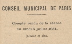 Accéder à la page "Bulletin municipal officiel de la Ville de Paris - 1931"