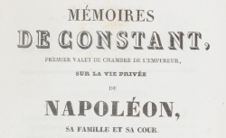 Accéder à la page "Constant, Louis-Constant Wairy dit, Mémoires"