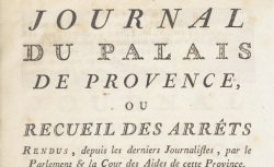 Accéder à la page "Journal du Palais de Provence"