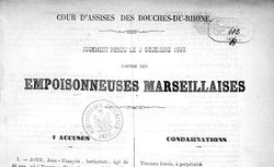 Accéder à la page "Affaire des Empoisonneuses de Marseille (1868)"