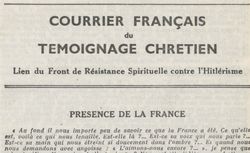 Accéder à la page "Courrier français du Témoignage chrétien"