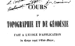 Accéder à la page "Cours de topographie et de géodésie"