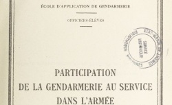 Accéder à la page "Ecole d'application de gendarmerie"
