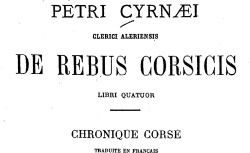 Accéder à la page "Chronique corse de Pietro Cirneo allant jusqu'en 1506 (1884)"