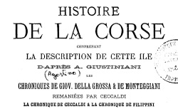 Accéder à la page "Histoire de la Corse (1888-1890)"