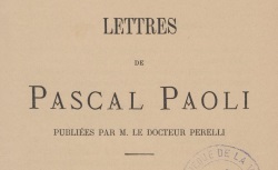 Accéder à la page "Lettres inédites de Paoli"
