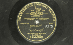 Accéder à la page "Disques Gramophone : collecte ethnolinguistique et de musiques traditionnelles en Inde (1902-1905) - Enregistrements de William S. Darby, 1904-1905"