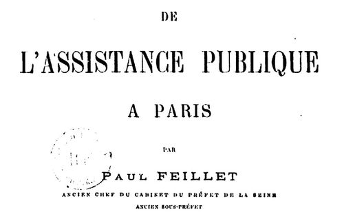 Accéder à la page "De l'assistance publique à Paris - 1888"