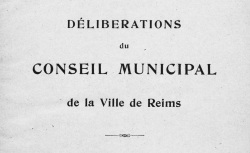 Accéder à la page "Délibérations du conseil municipal de la ville de Reims"
