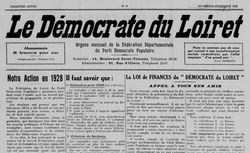 Accéder à la page "Démocrate du Loiret (Le)"
