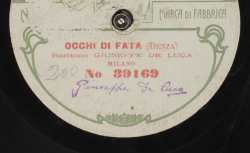 Occhi di fata / Luigi Denza, comp. ; Giuseppe De Luca, baryton ; acc. au piano - source : gallica.bnf.fr / BnF