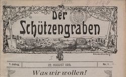 Accéder à la page "Schützengraben (Der)"