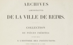 Accéder à la page "Archives administratives de la ville de Reims"