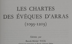 Accéder à la page "Chartes des évêques d'Arras (Les) : 1093-1203"