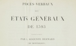 Accéder à la page "Procès-verbaux des États généraux de 1593"