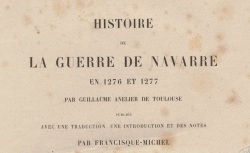 Accéder à la page "Histoire de la guerre de Navarre en 1276 et 1277"