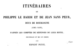 Accéder à la page "Itinéraires de Philippe le Hardi et de Jean sans Peur"