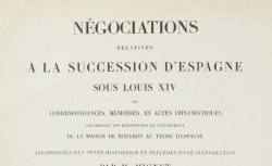 Accéder à la page "Négociations relatives à la succession d'Espagne sous Louis XIV"