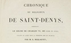 Accéder à la page "Chronique du religieux de Saint-Denys"