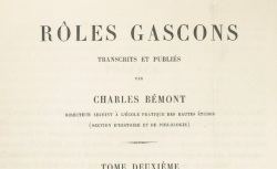Accéder à la page "Rôles gascons (1242-1317)"