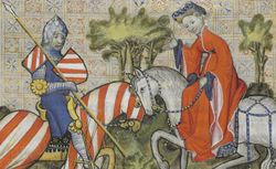 Dame et chevalier in cest_le_livre_de_.gautier_map_btv1b55001676w_131