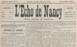 Accéder à la page "Echo de Nancy (L')"