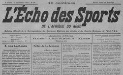 Accéder à la page "Echo des sports de l'Afrique du Nord (L') (Alger)"